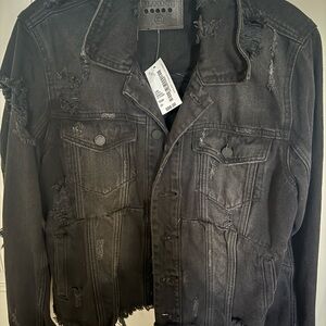 South Moon Under Charcoal Distressed Jacket